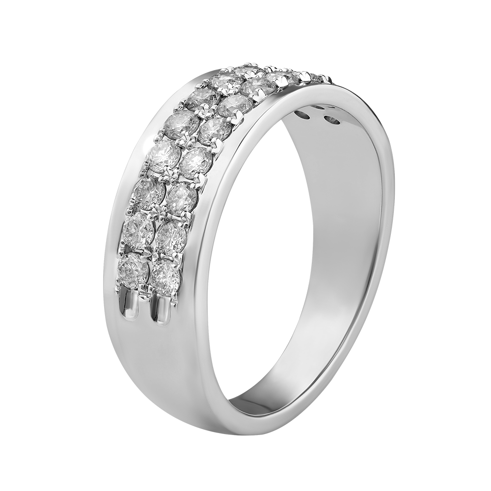 Argolla con diamantes 1 ct