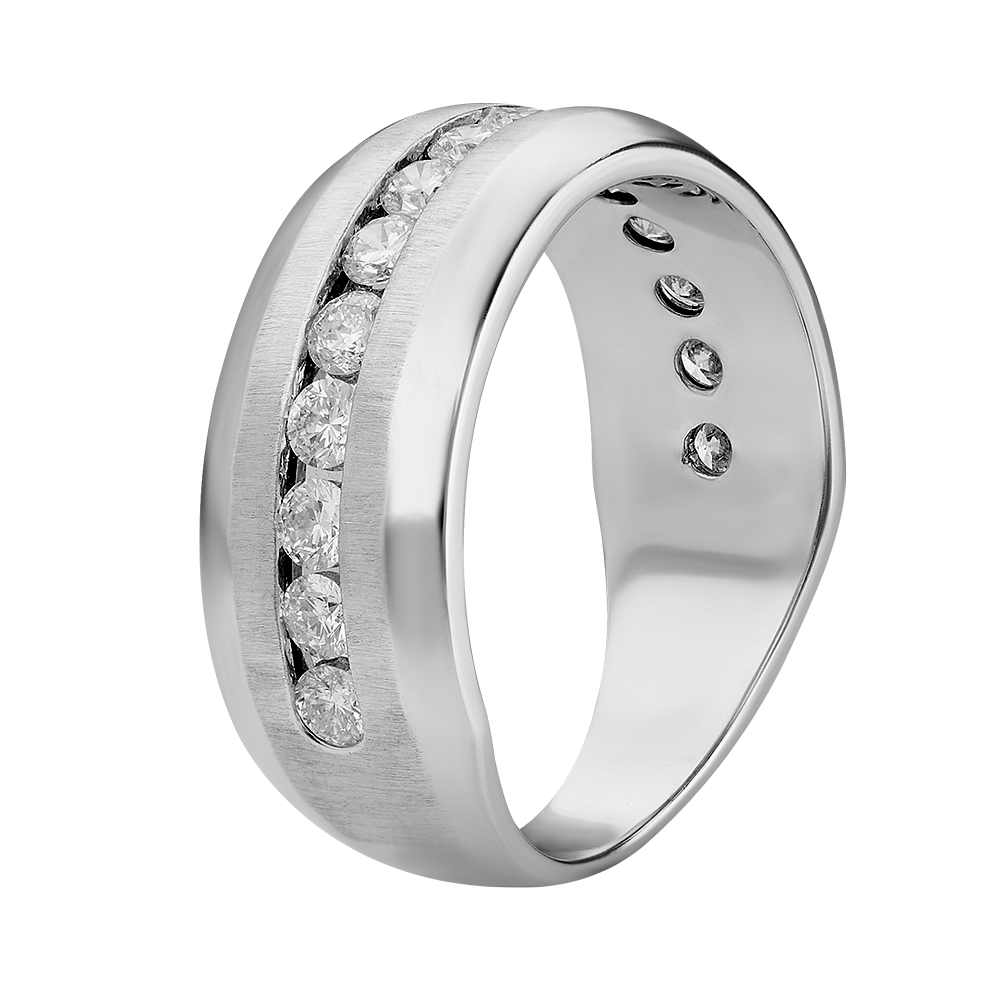 Argolla con diamantes 1.1 ct