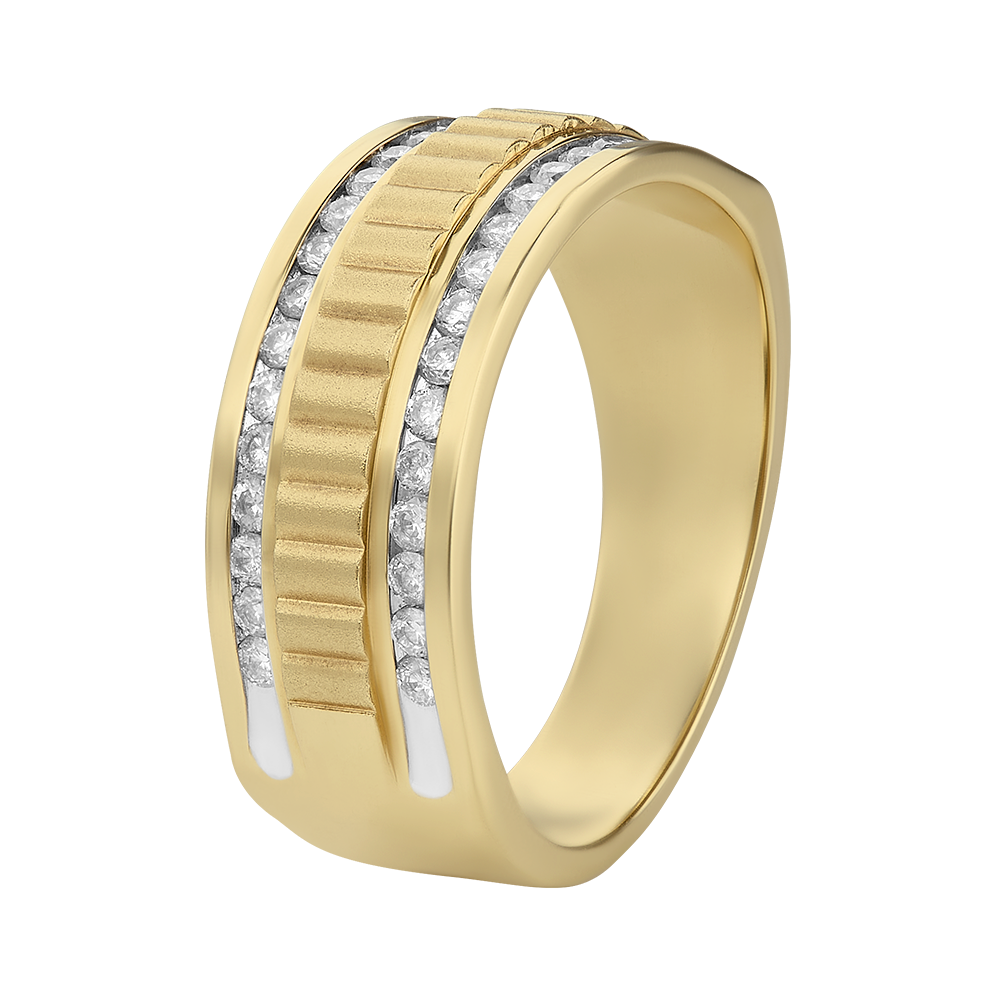 Argolla con diamantes 0.6 ct