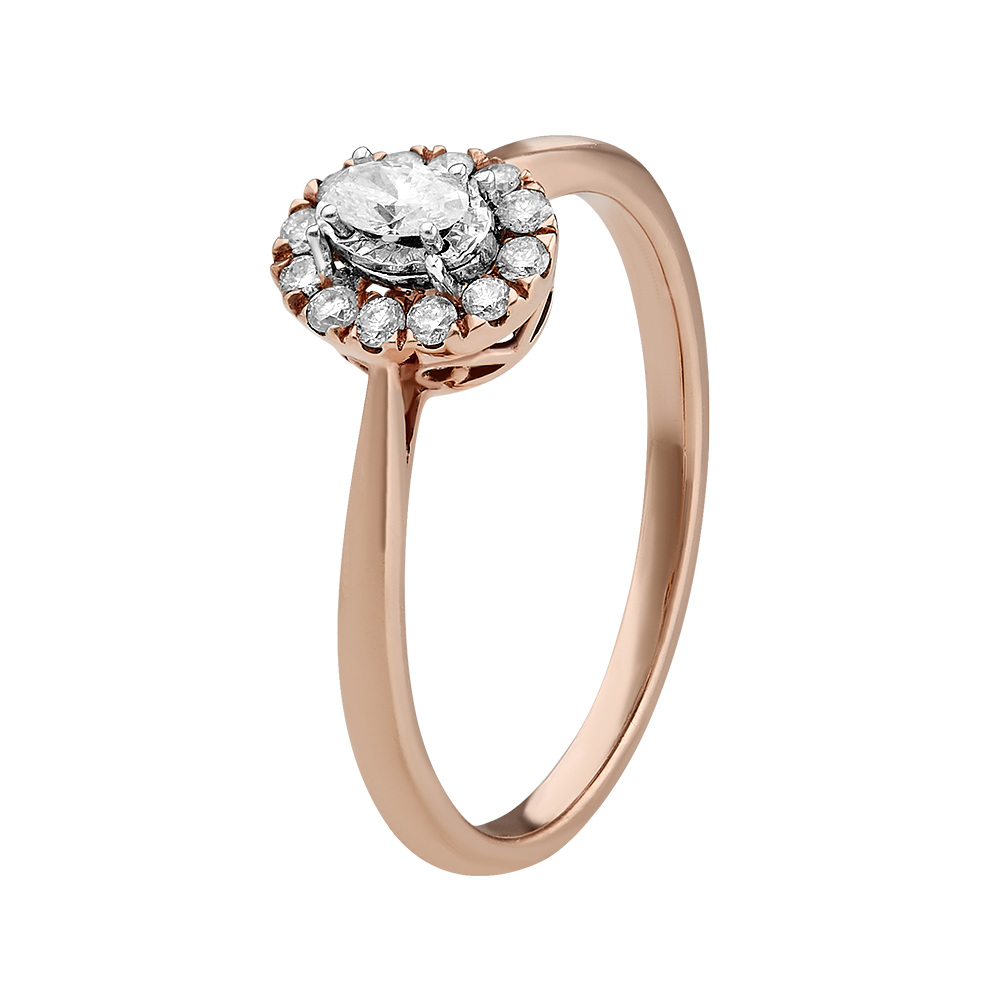 Solitario halo 0.25 ct · S0036W